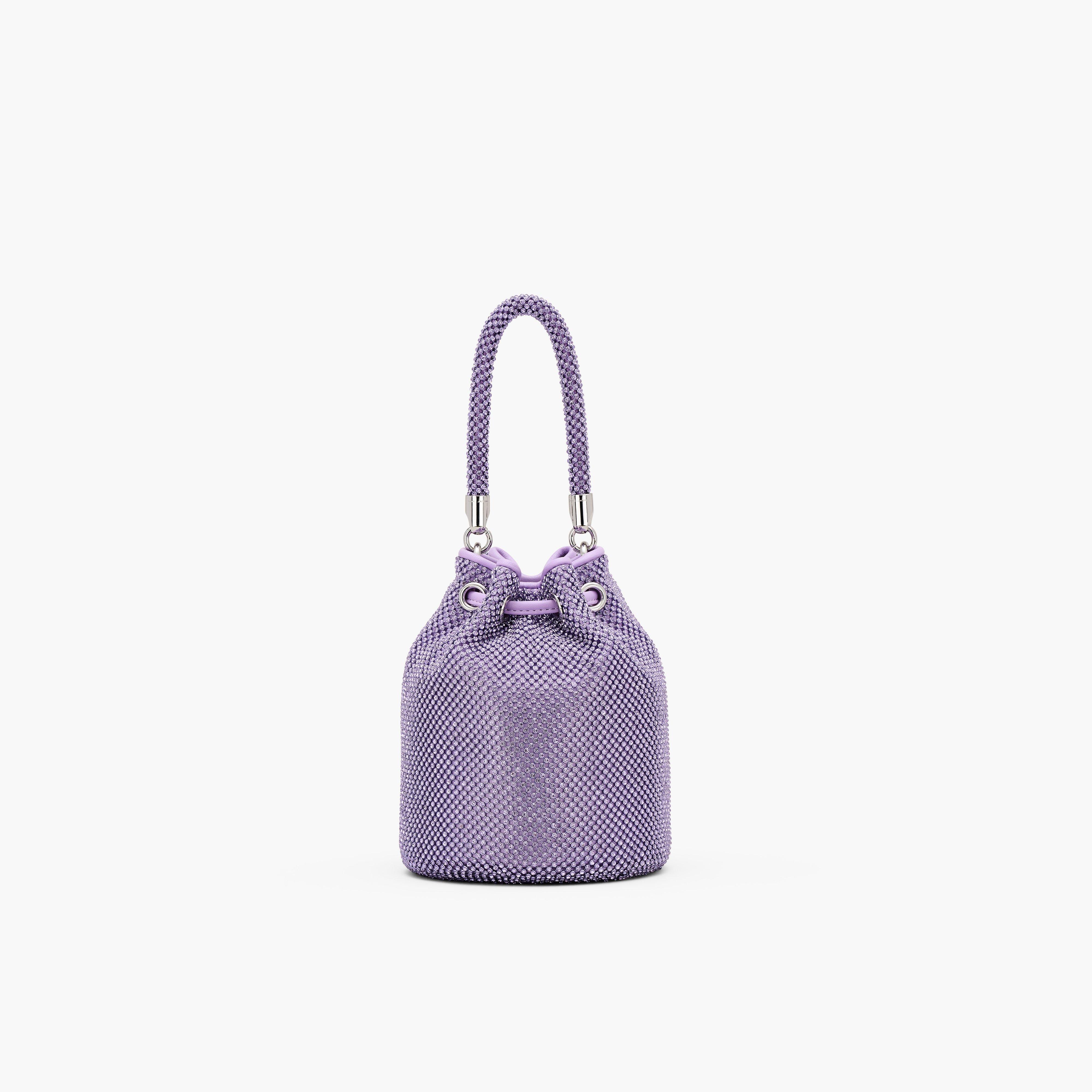 THE RHINESTONE MINI BUCKET BAG - 3