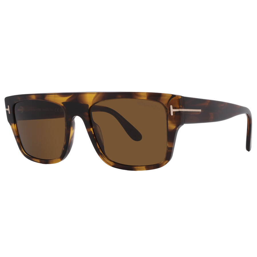 Tom Ford Dunning-02 Roviex Browline Men's Sunglasses FT0907 48J 55 - 3