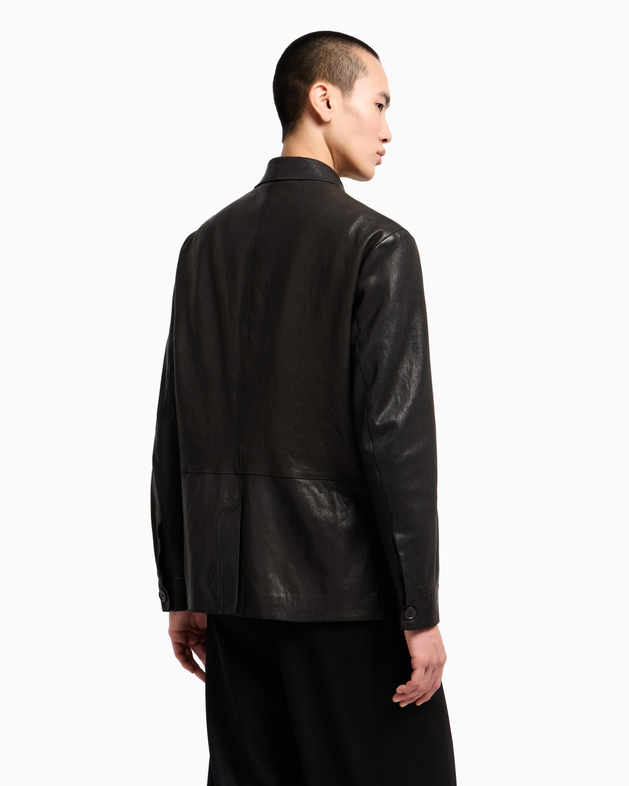 LAMBSKIN NAPPA LEATHER SAFARI JACKET - 3