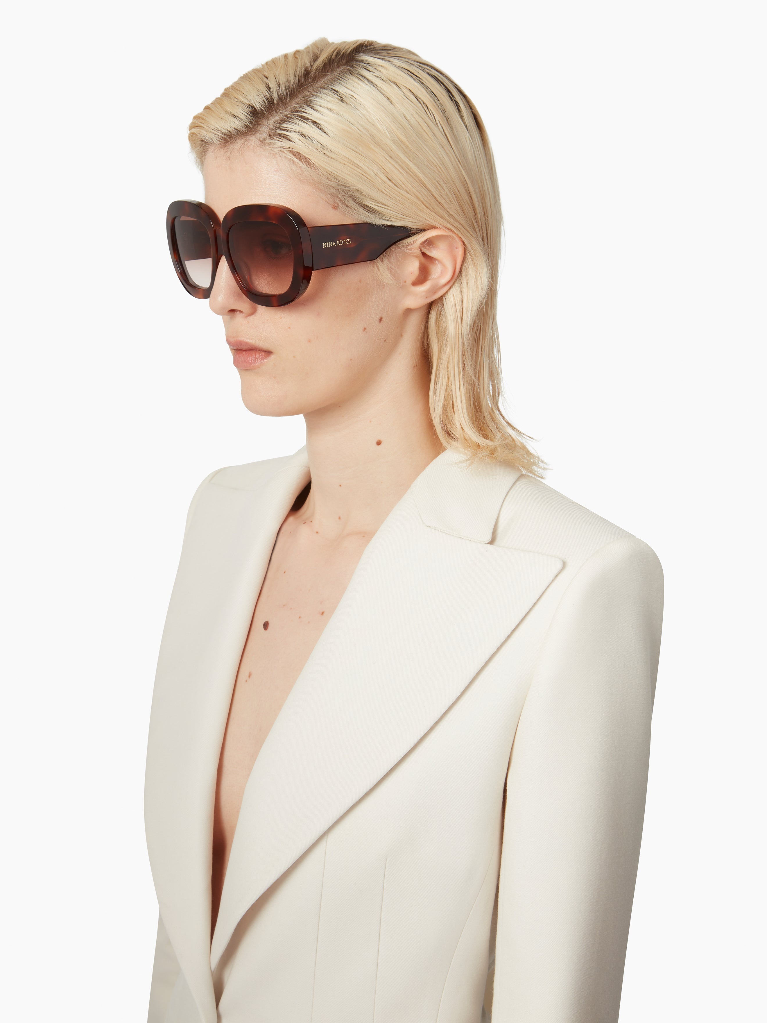 WAVES ROUND BROWN SUNGLASSES - 6