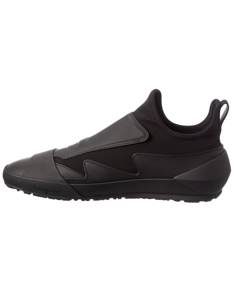 FERRAGAMO Ferragamo Nile Leather Sneaker outlook