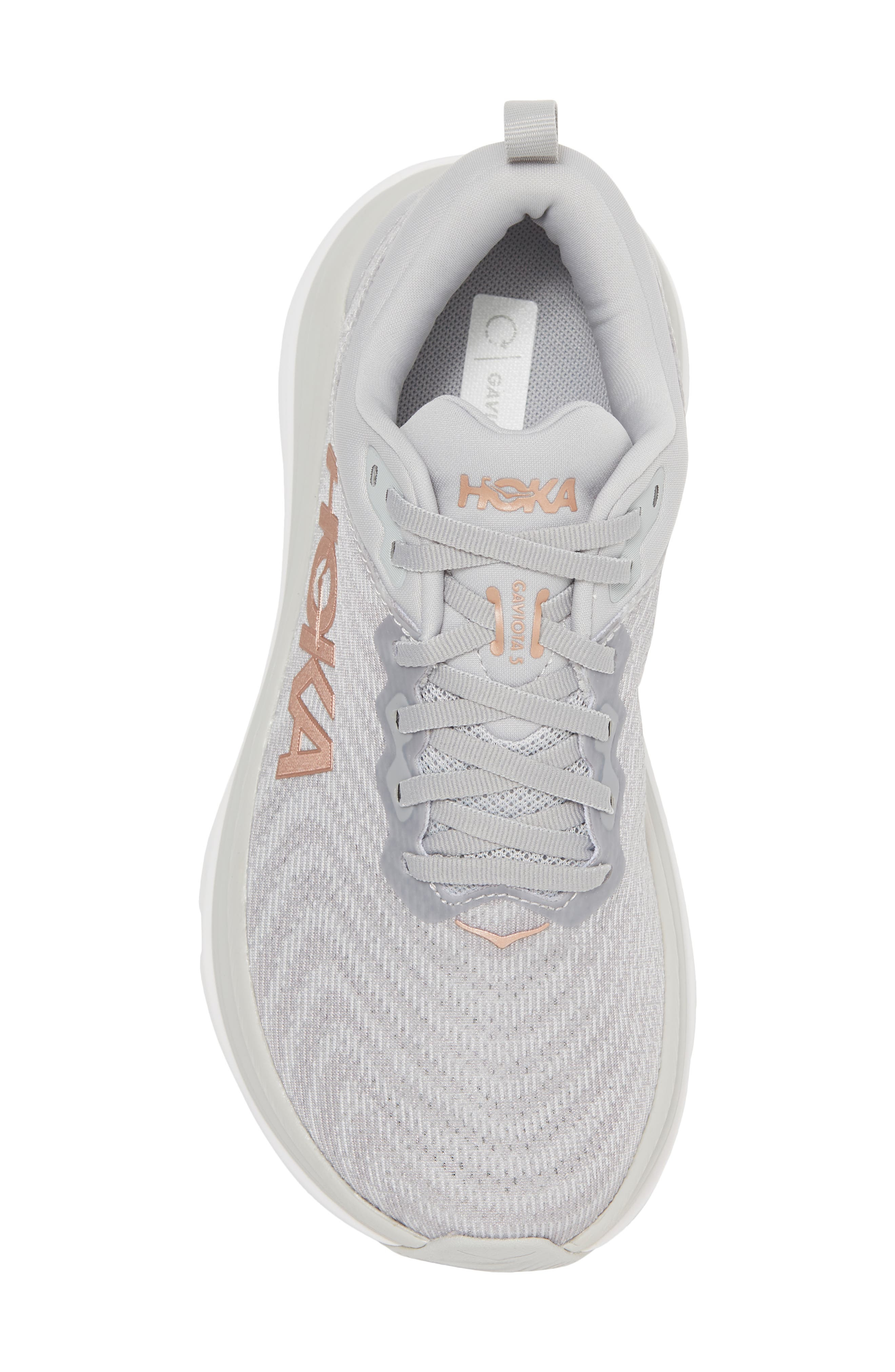 HOKA Gaviota 5 Running Shoe in Harbor Mist /Rose Gold at Nordstrom - 5