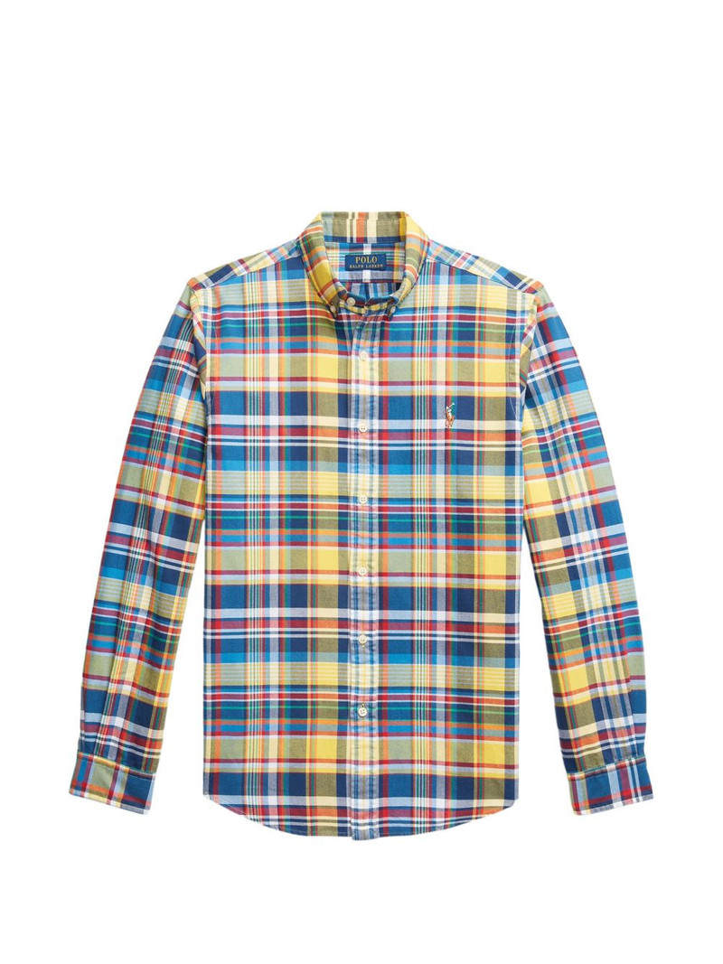 plaid long-sleeved shirt 1