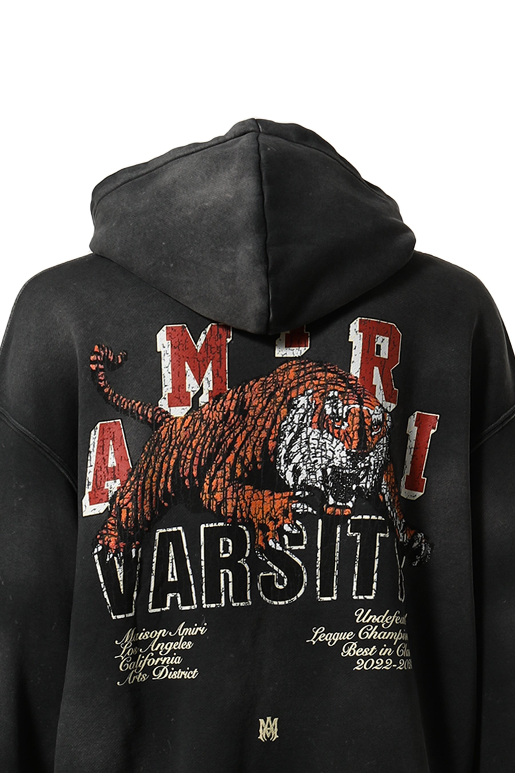 AMIRI VINTAGE TIGER VARSITY HOODIE / BLK | nubiantokyo | REVERSIBLE