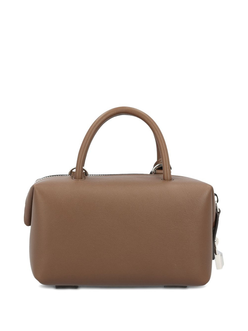 Max Mara Holdalls padlock-detail leather tote bag outlook