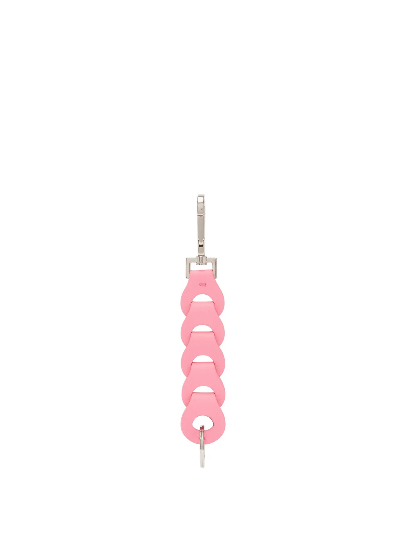 Chain-link leather key ring - 3