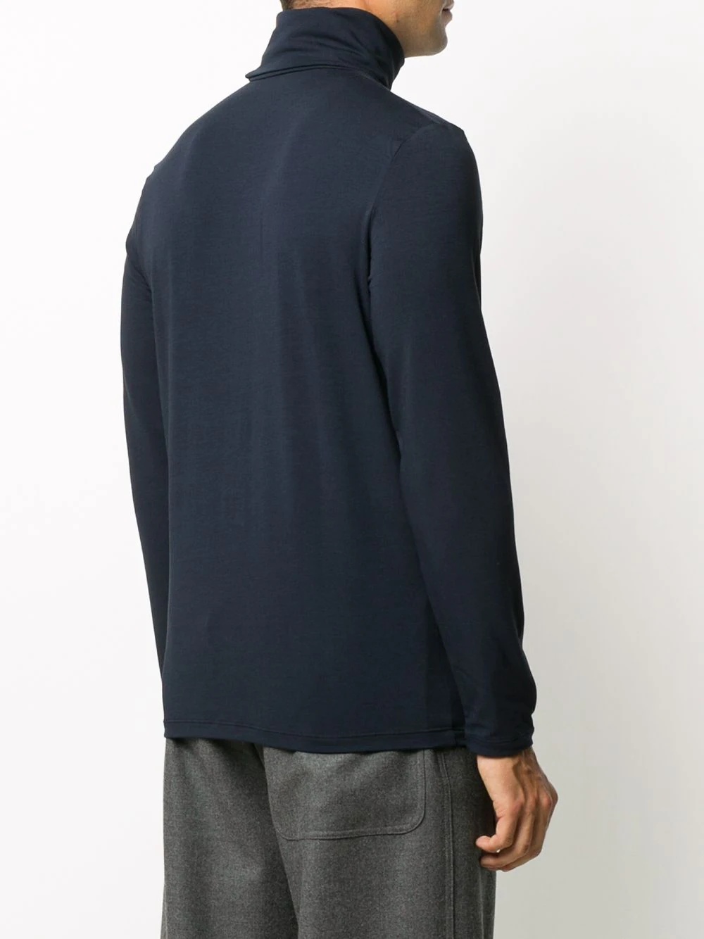 turtleneck cotton T-shirt - 4