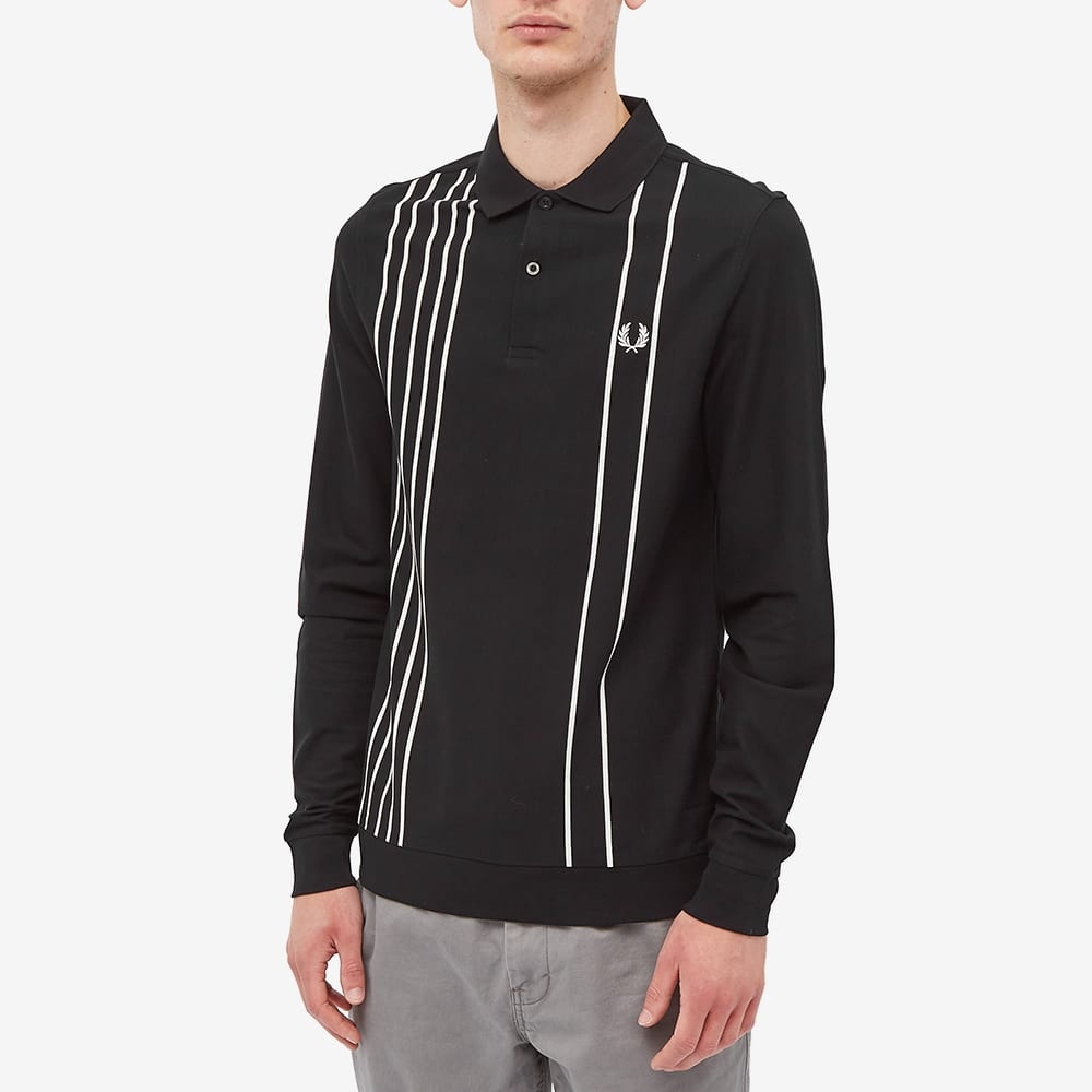 Fred Perry Long Sleeve Striped Polo - 4