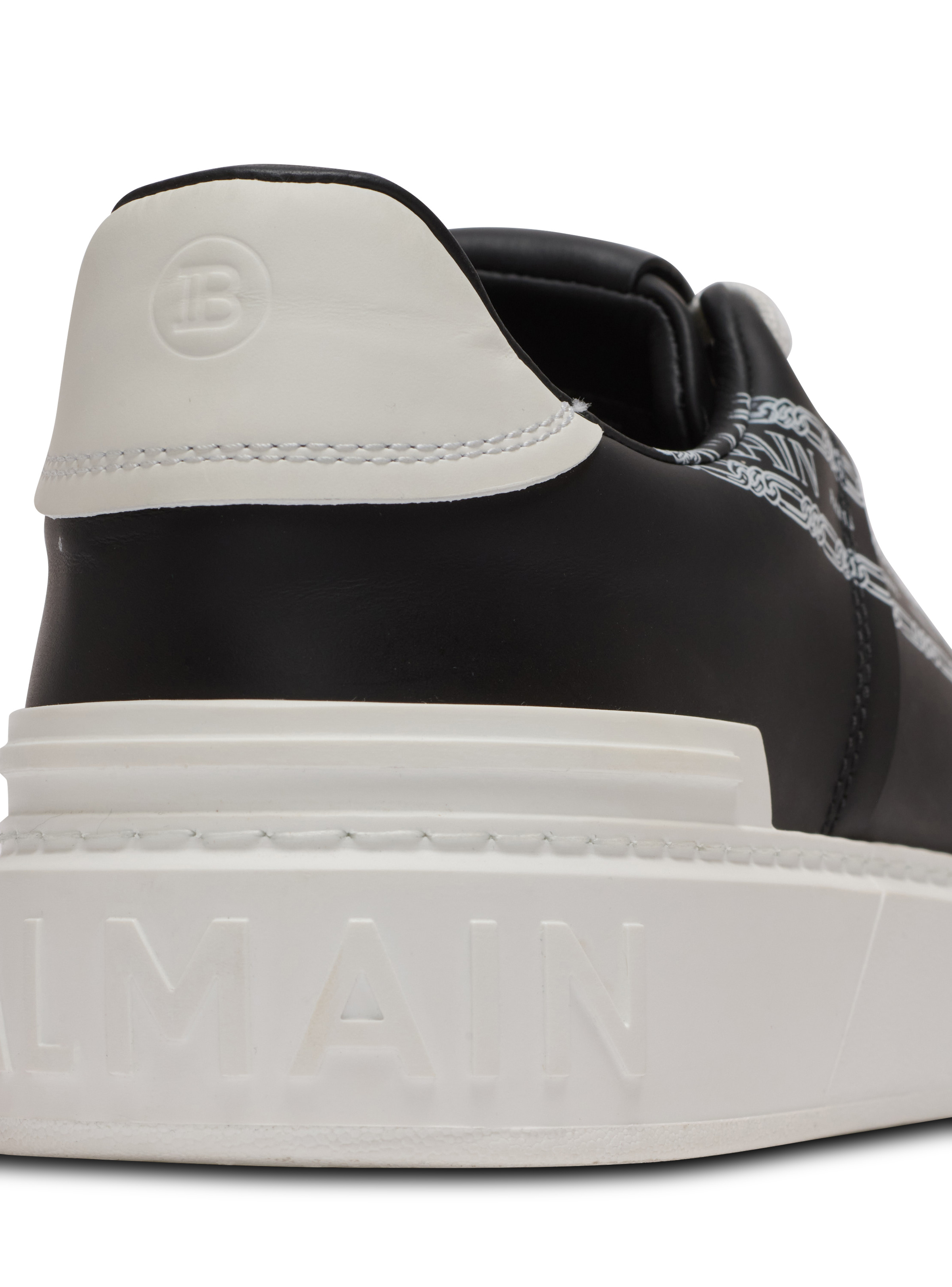 B-Court printed calfskin trainers - 8