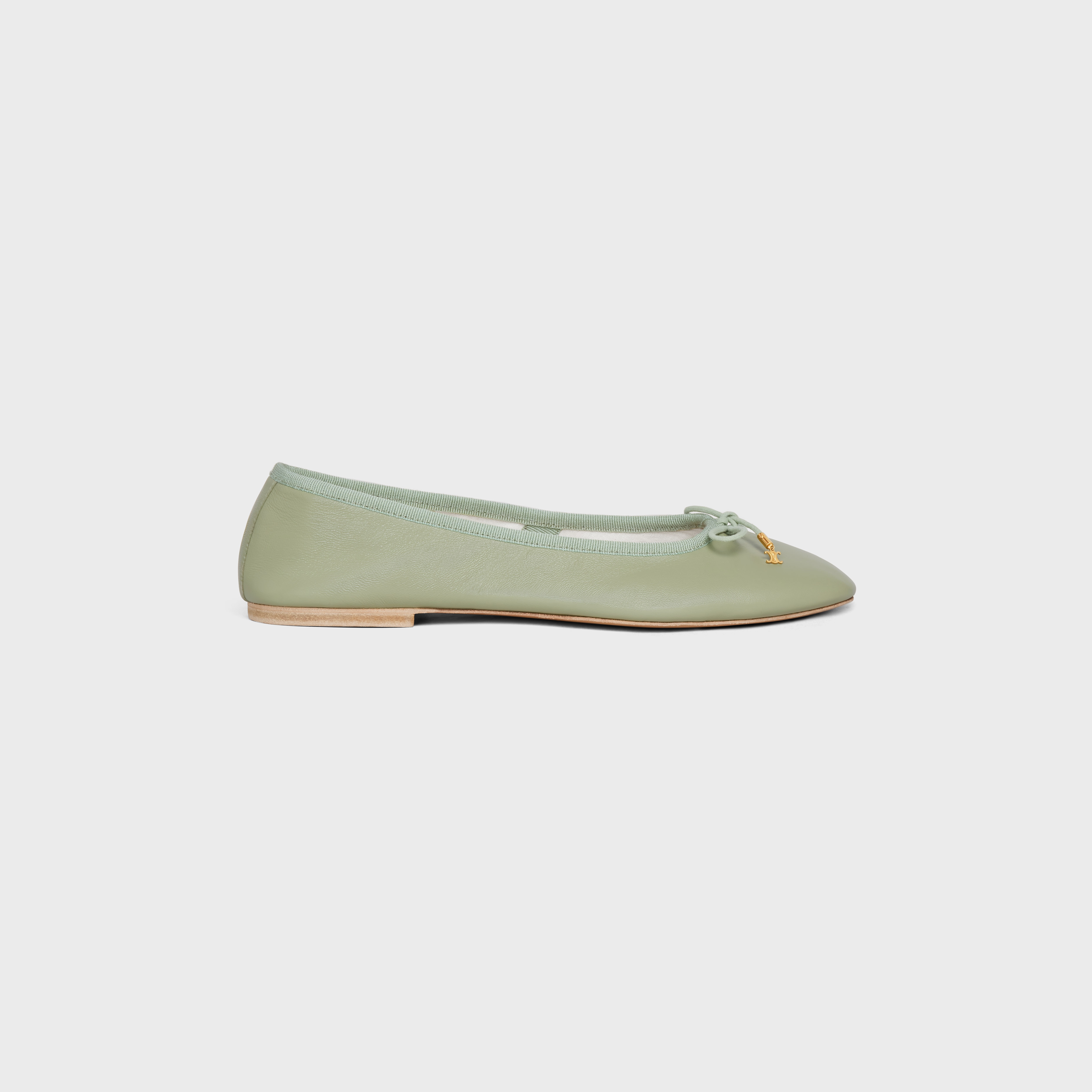 Les Ballerines Celine Ballerina with Laces in Lambskin - 1