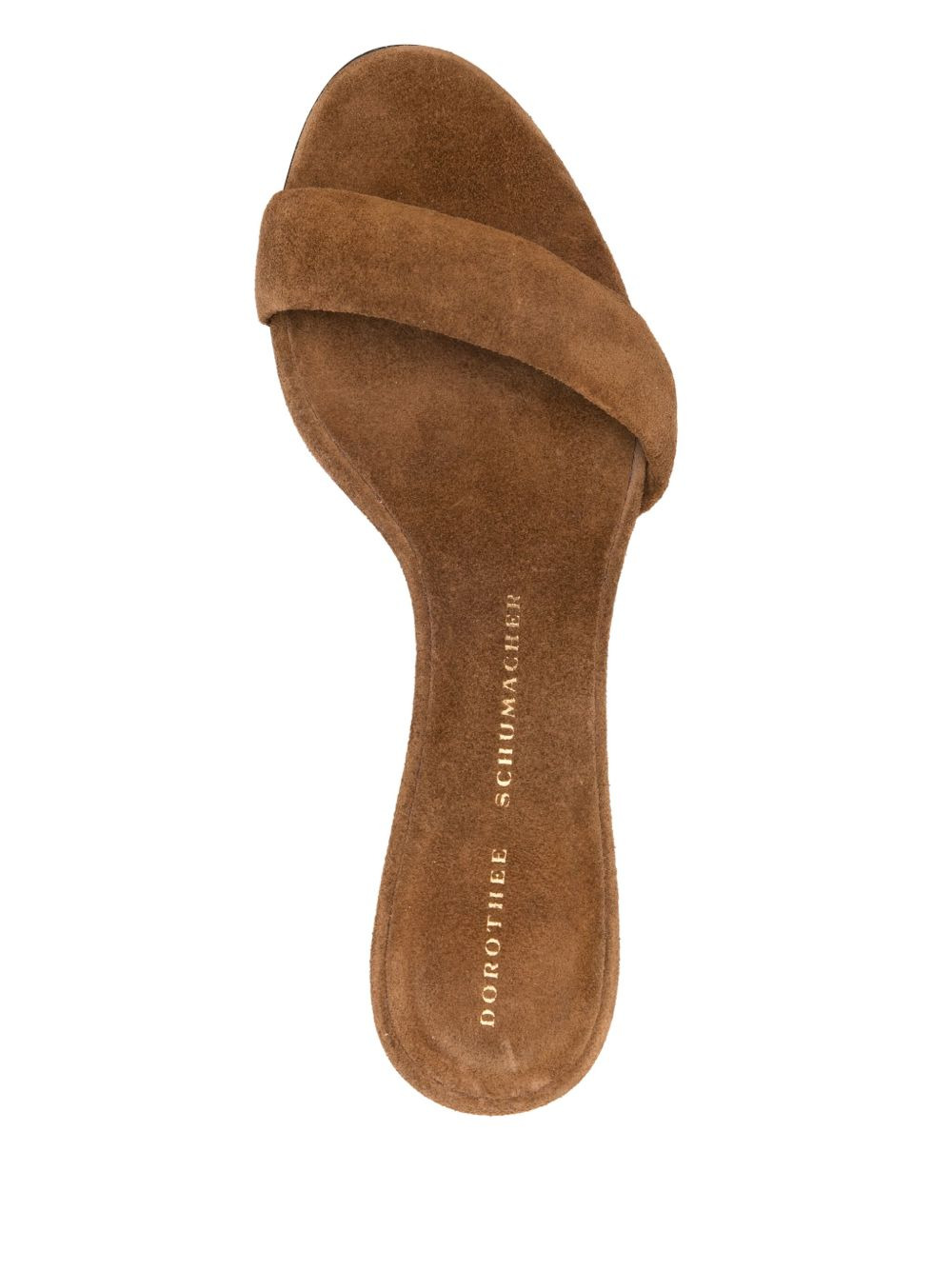 50mm suede sandals - 4