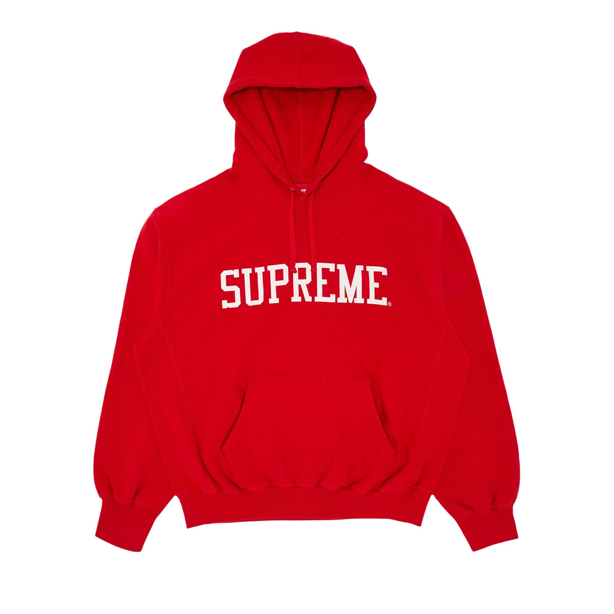 Supreme Supreme Varsity Hooded Sweatshirt 'Red' | REVERSIBLE