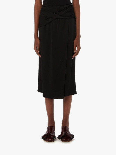 JW Anderson TWISTED MIDI SKIRT outlook