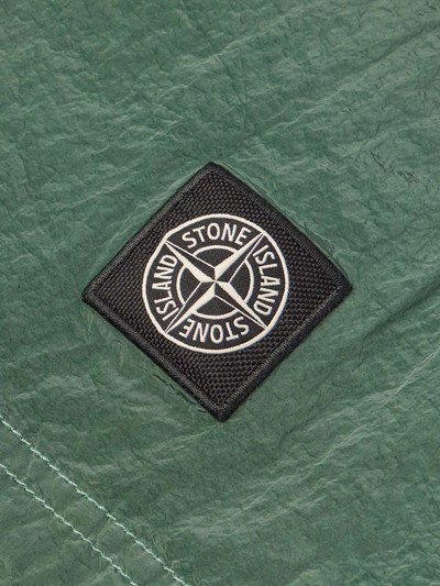 Stone Island Straight-Leg Mid-Length Logo-Appliquéd Nylon Metal Swim Shorts outlook