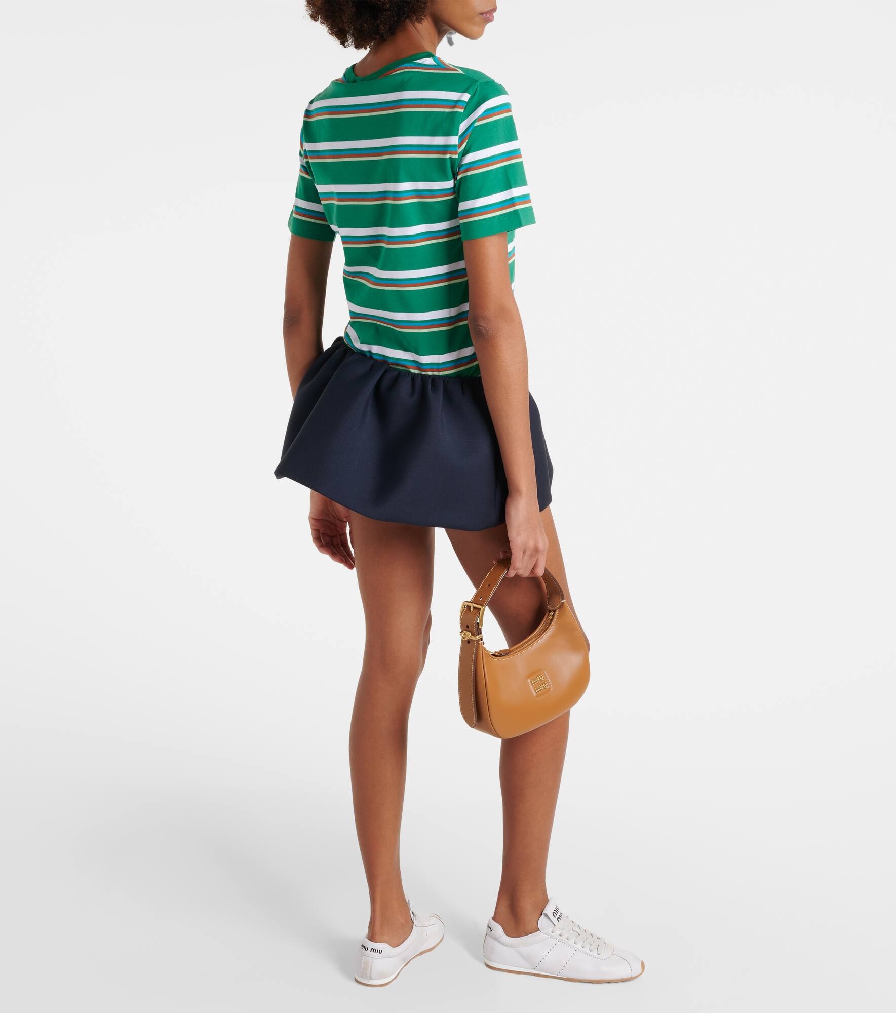 Mohair-blend miniskirt - 3
