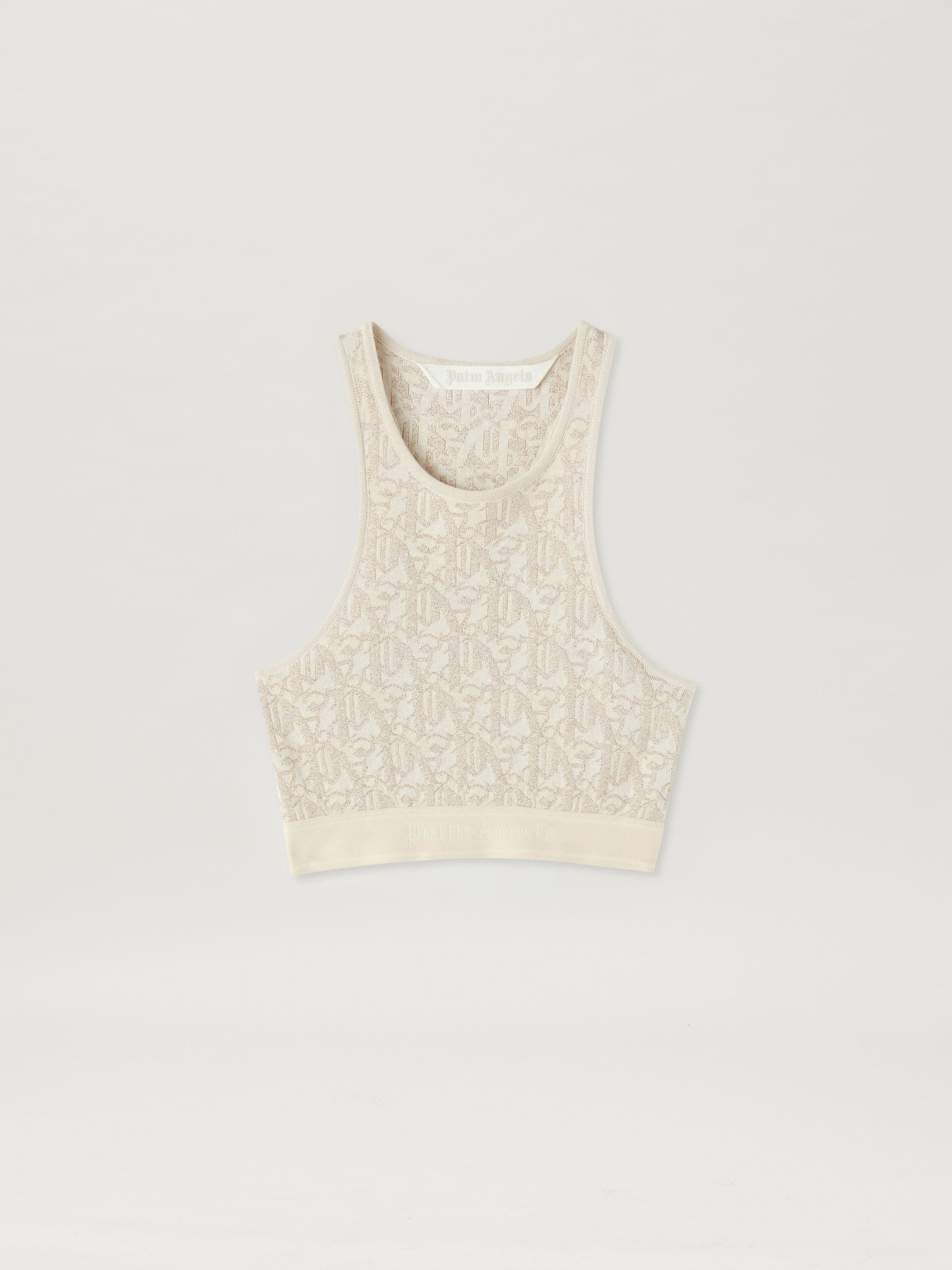 Monogram Jaquard Knit Bra - 1