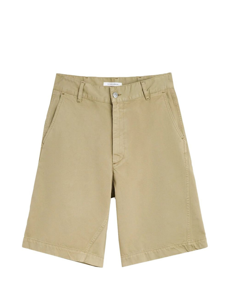 wide-leg chino shorts 1