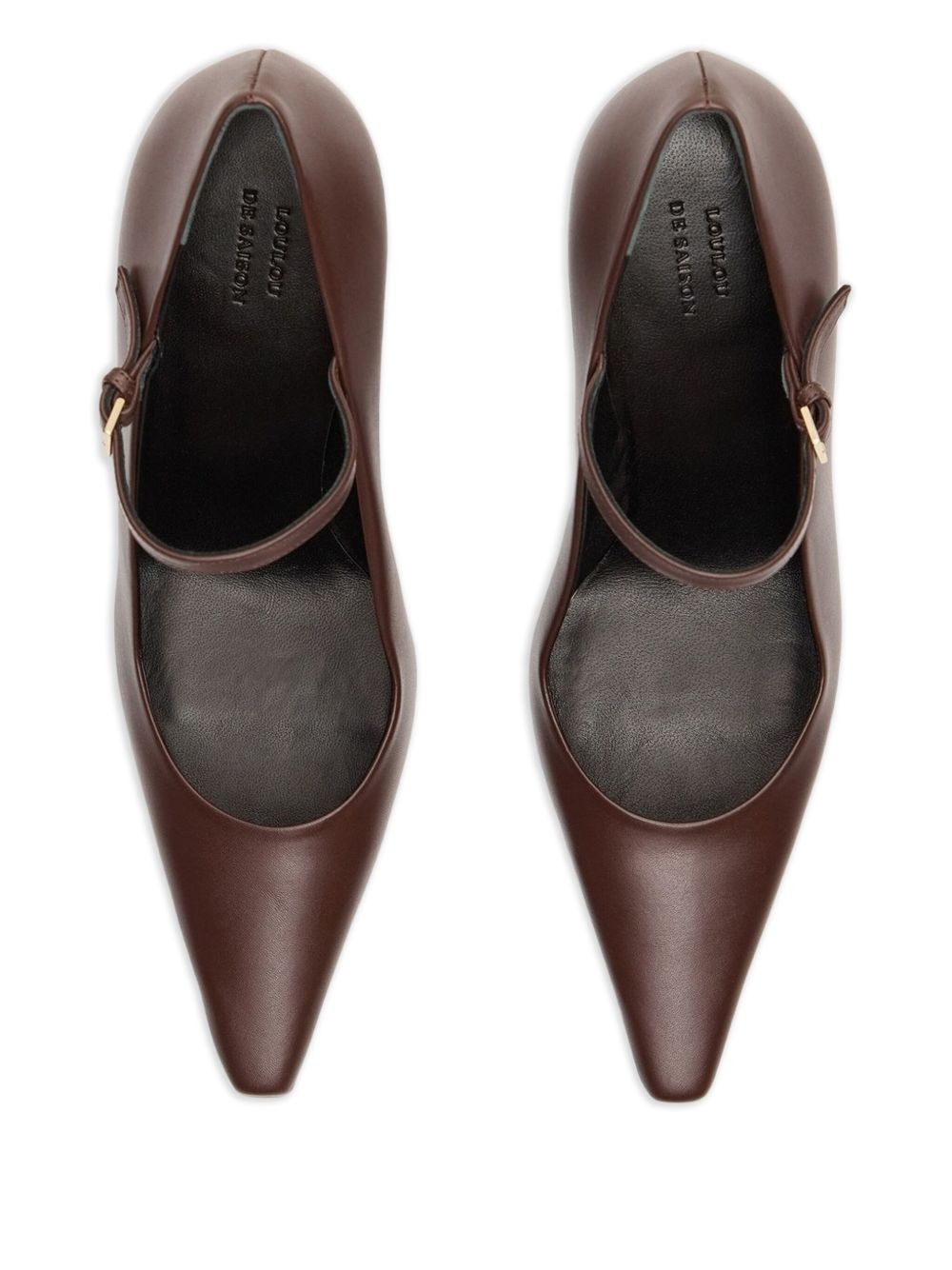 85mm Carey leather pumps - 3