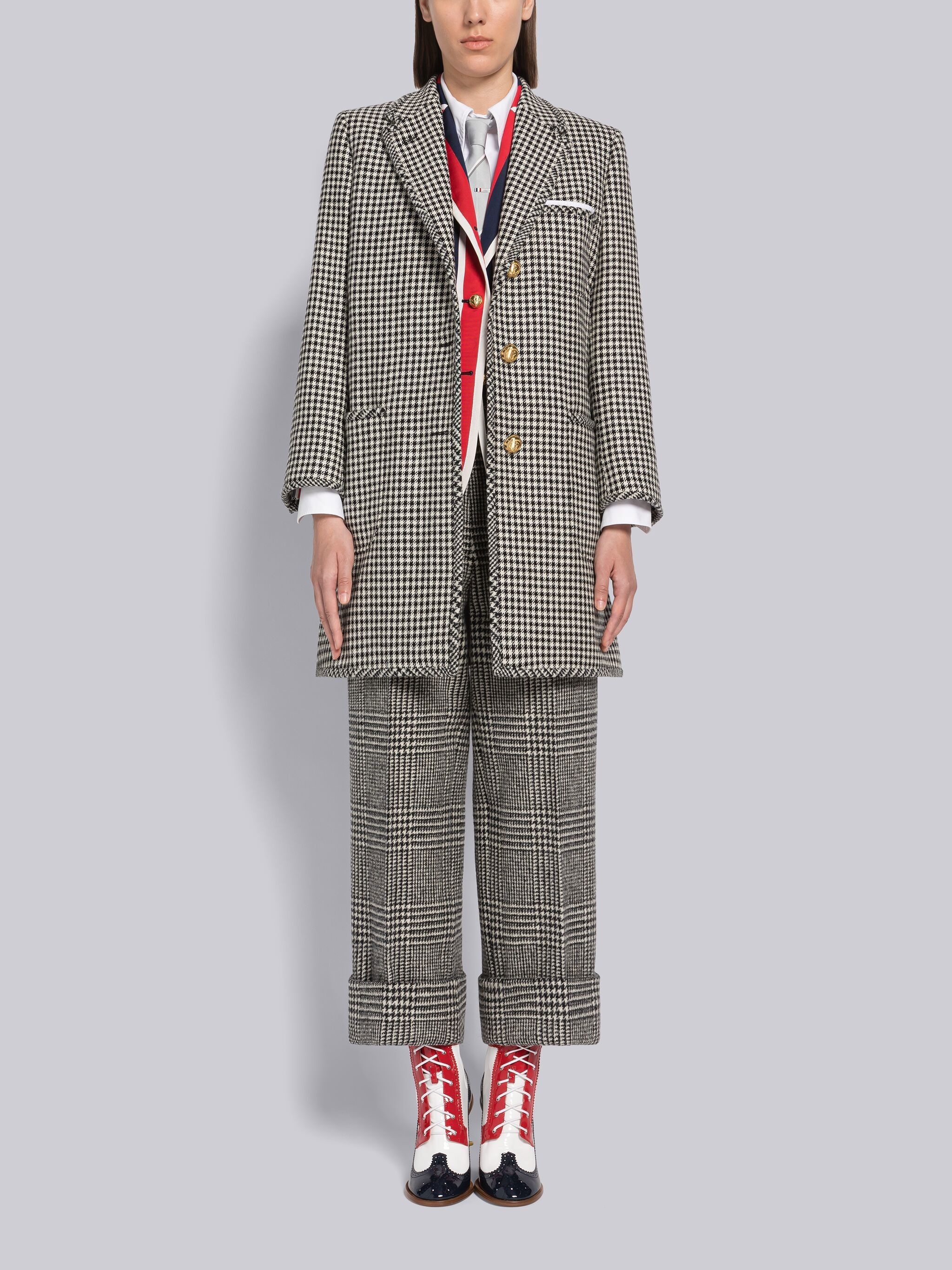 Prince of Wales British Wool Combo Sack Trouser - 4