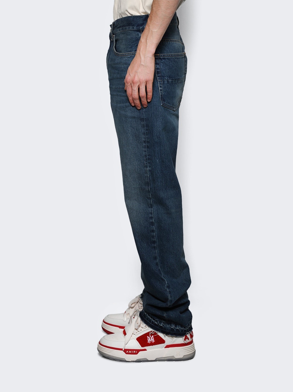 Released Hem Straight Jean Antique Indigo - 4