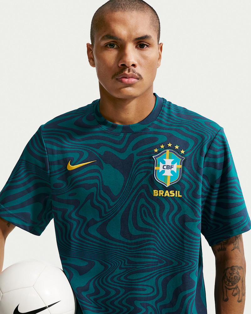 Brazil Primary Men's Nike Dri-FIT Soccer T-Shirt 1