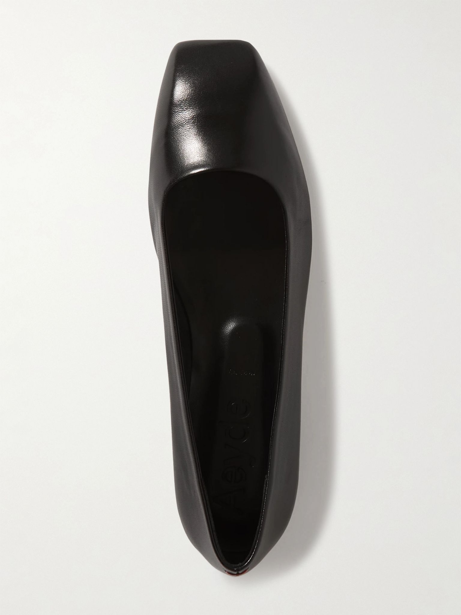 Ida leather ballet flats Black - 5