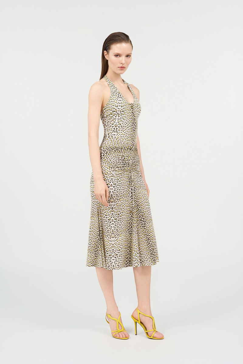 Pop Jaguar Print Midi Dress 3