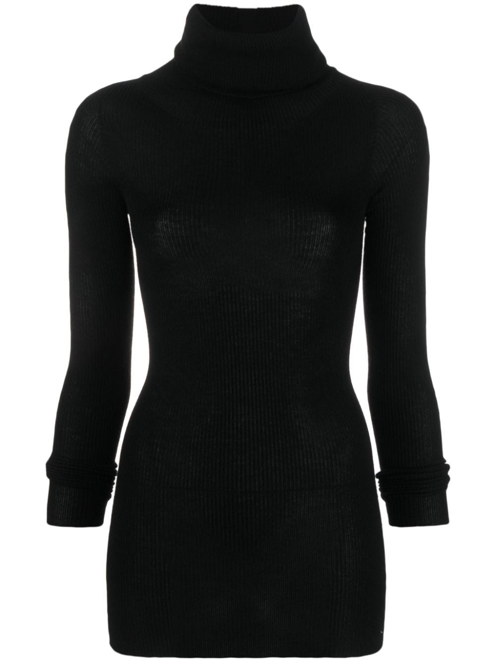 ribbed-knit cashmere jumper - 1