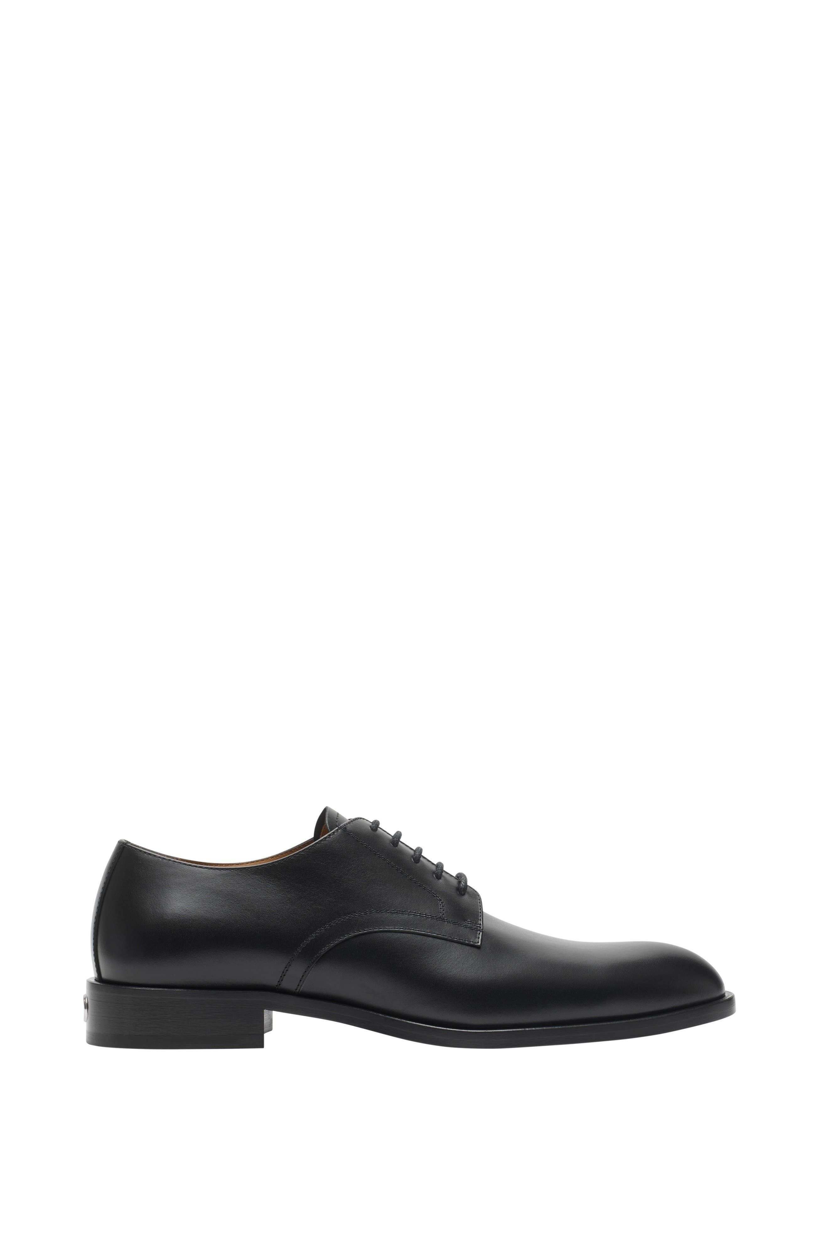 burberry Leather Carlyle Stamp Derby Shoes in Black at Nordstrom - 1
