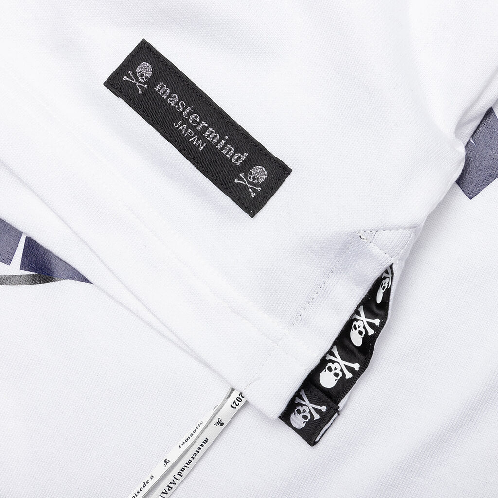 MASTERMIND JAPAN CIRCLE LOGO T-SHIRT - WHITE - 3