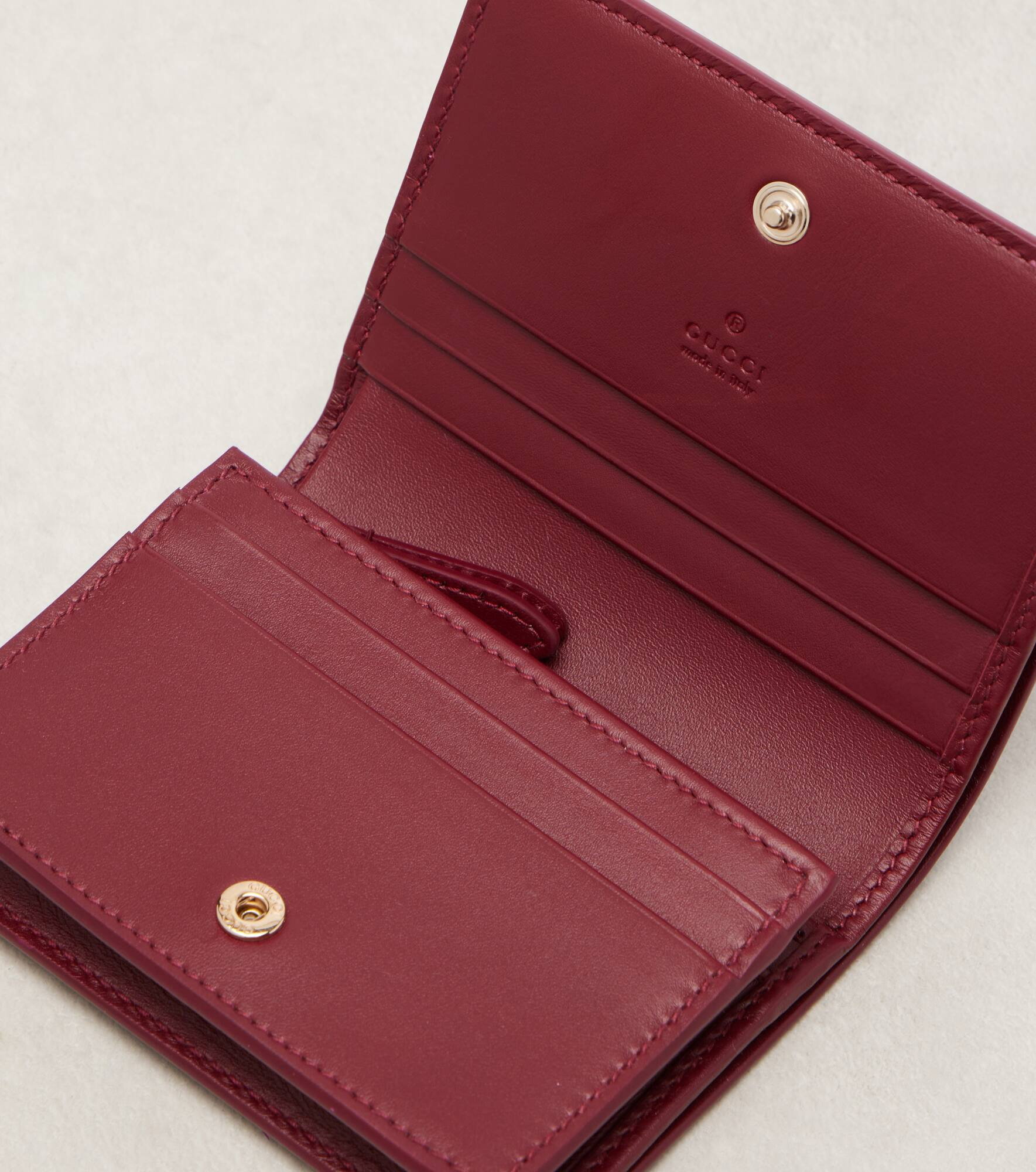 GG Emblem patent leather wallet - 4