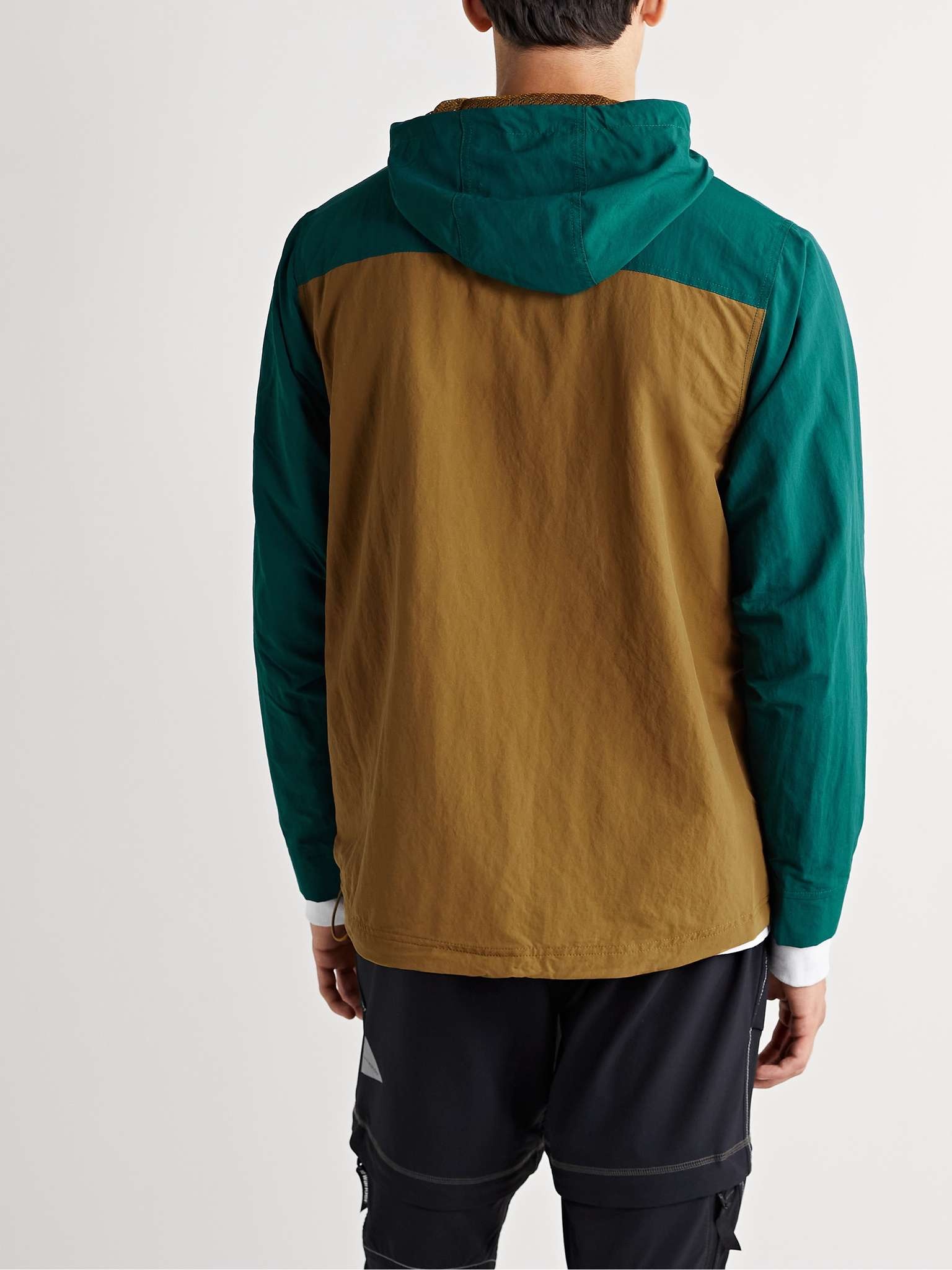 Isthmus Colour-Block Recycled NetPlus Hooded Half-Zip Anorak - 3