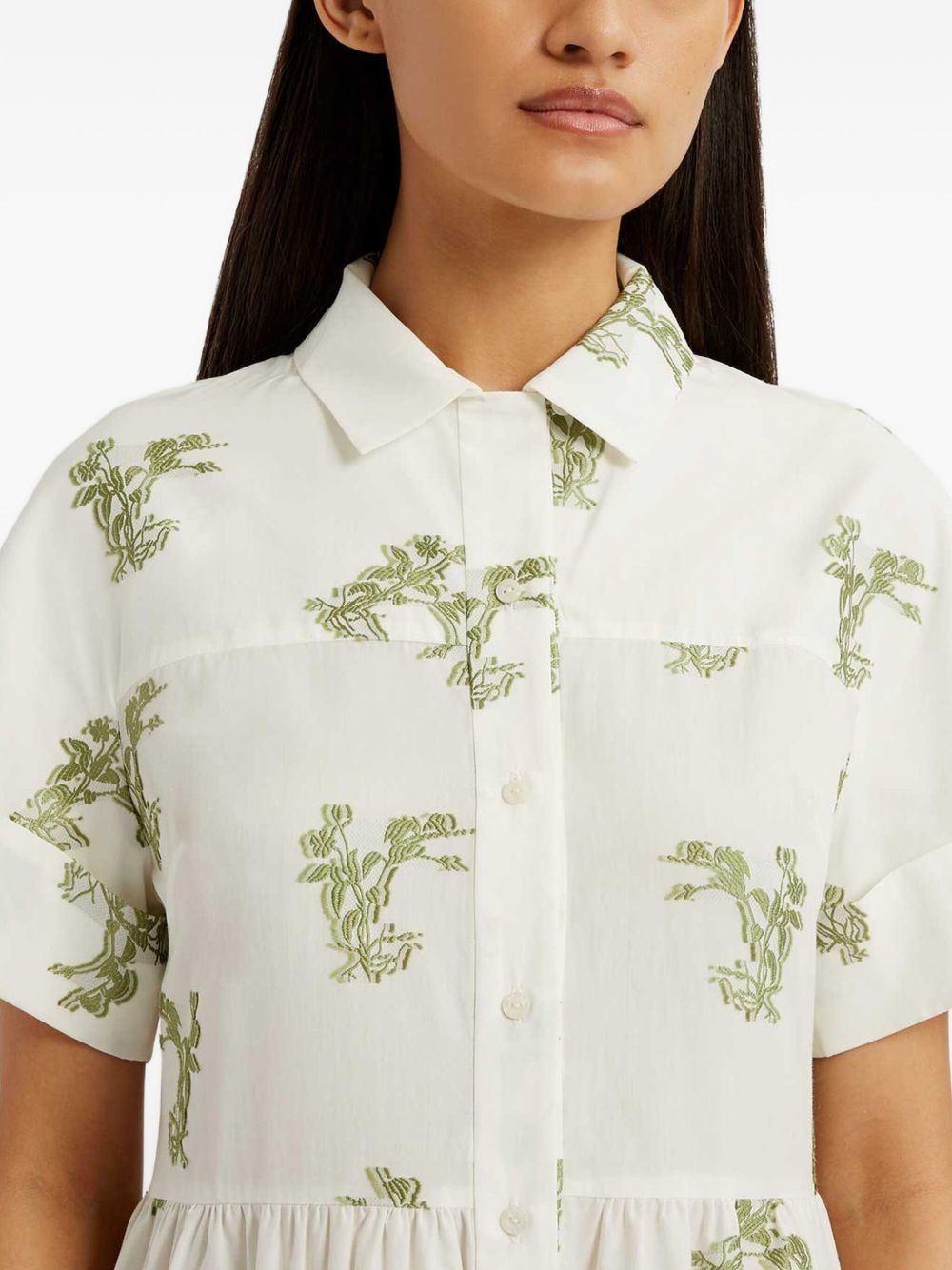 short-sleeve shirt dress - 5