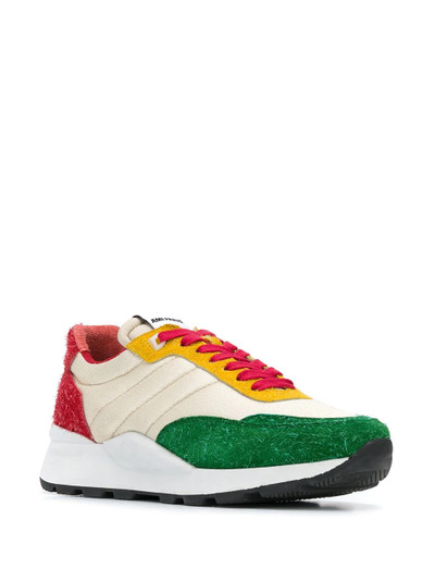 AMI Paris colour-block low-top sneakers outlook