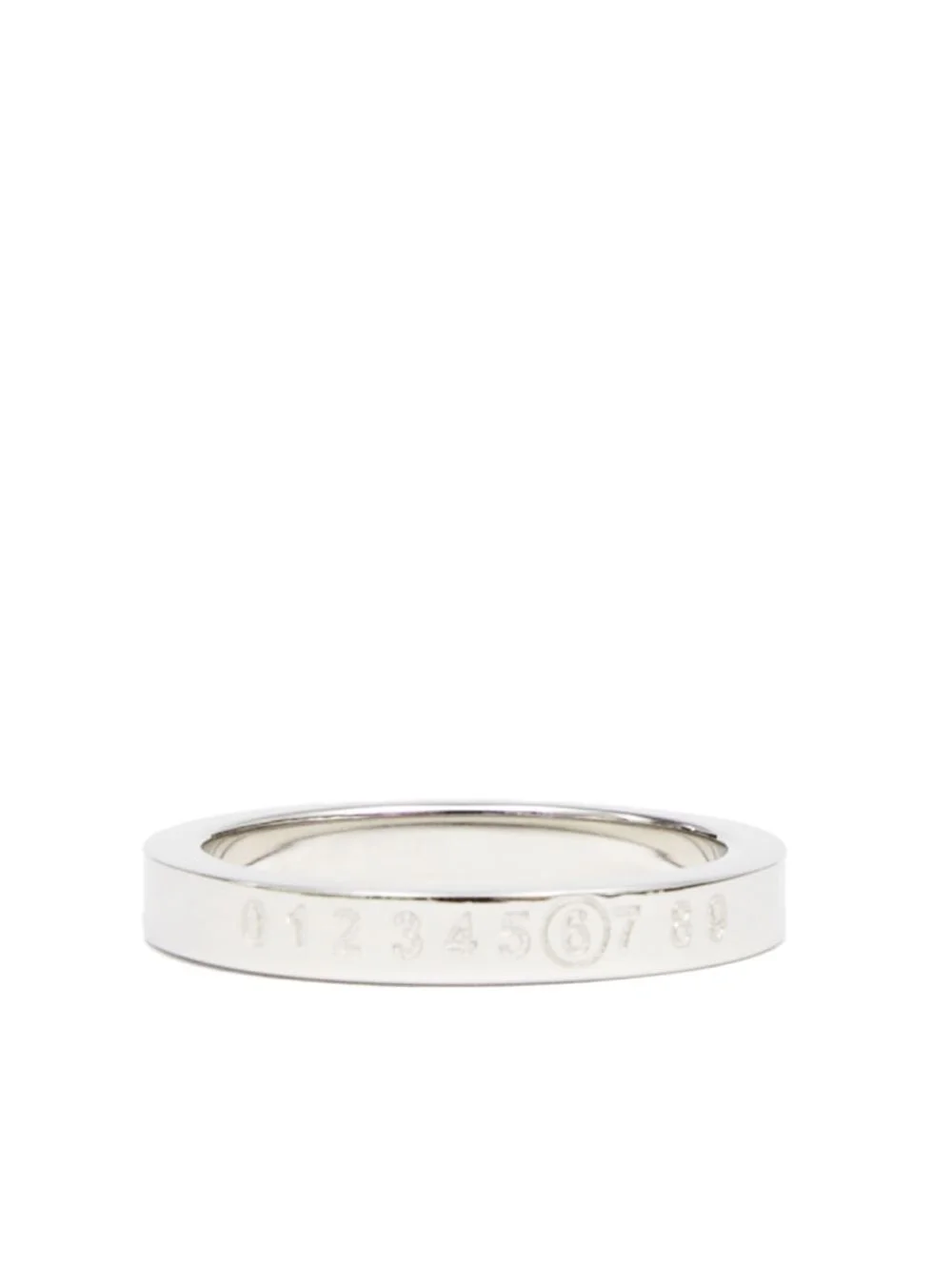 Numeric Engraved Polished Ring - 1