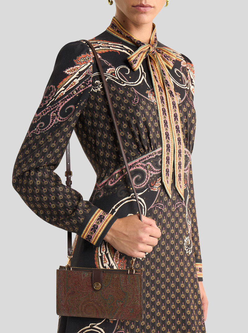 Etro ETRO ESSENTIAL ARNICA WALLET WITH SHOULDER STRAP outlook