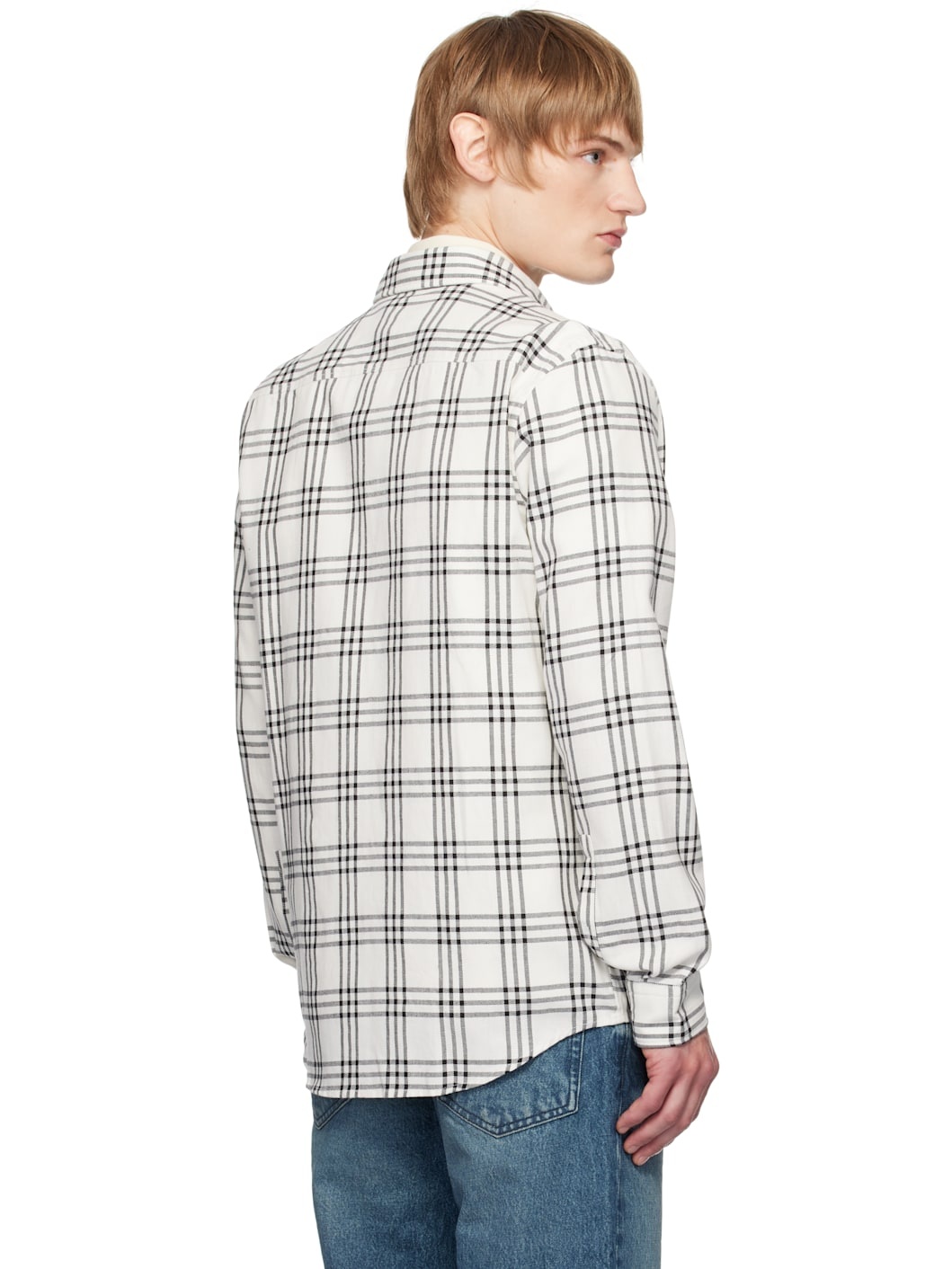 Off-White Cotton Shirt - 3