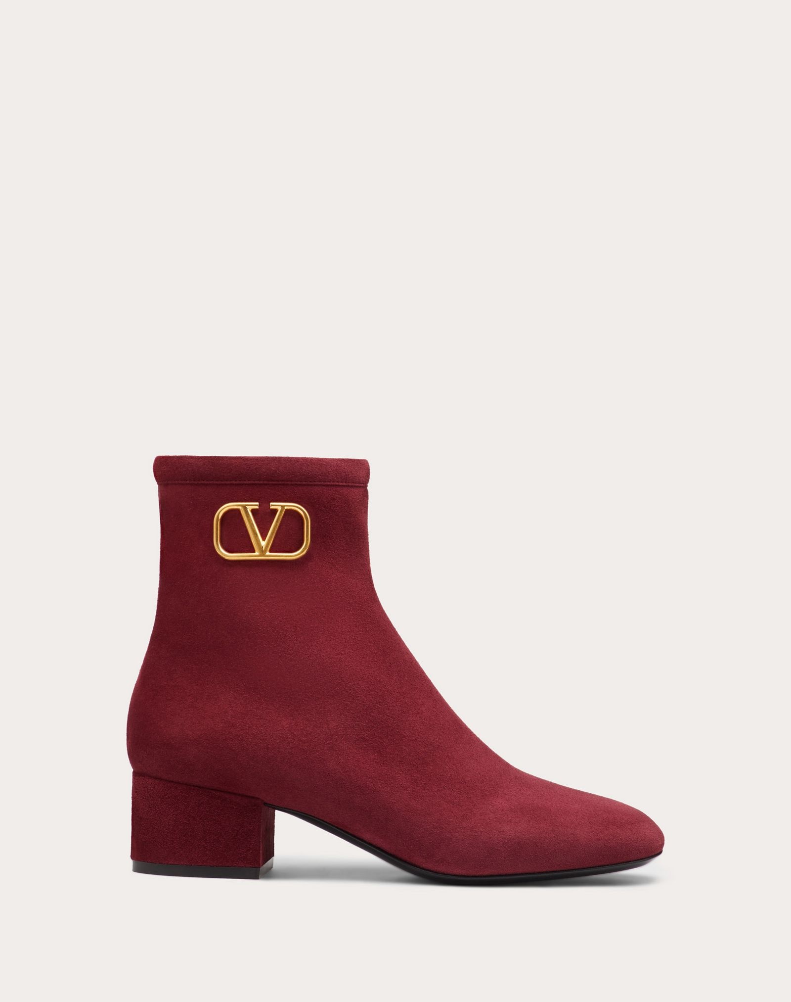 VLogo Signature Suede Ankle Boot 45 mm / 1.8 in. - 1