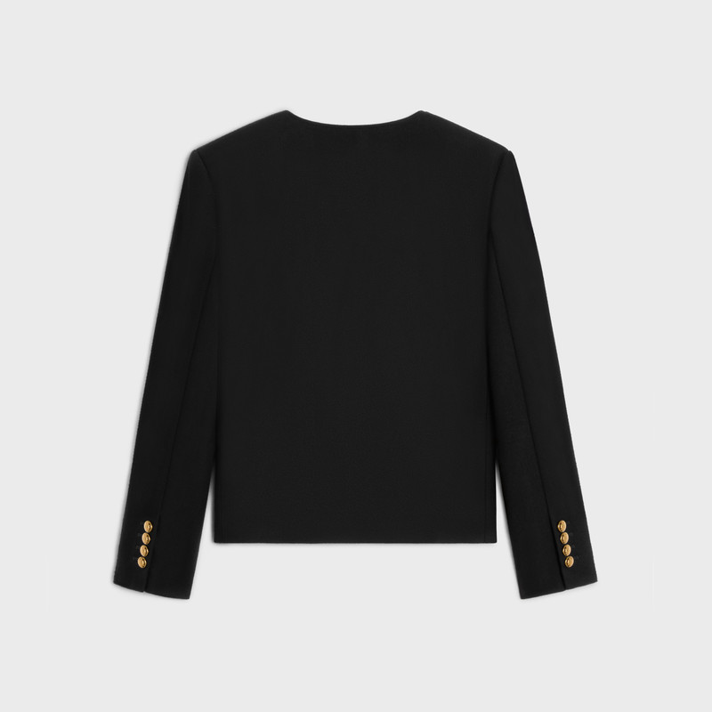 CELINE chasseur jacket in cashmere flannel outlook