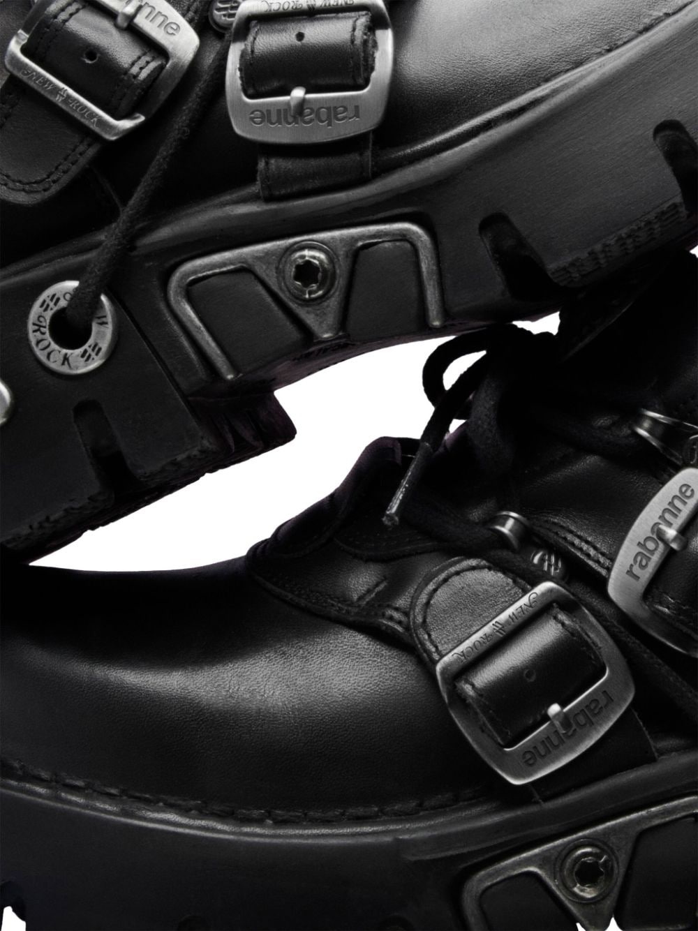 x New Rock leather boots - 5