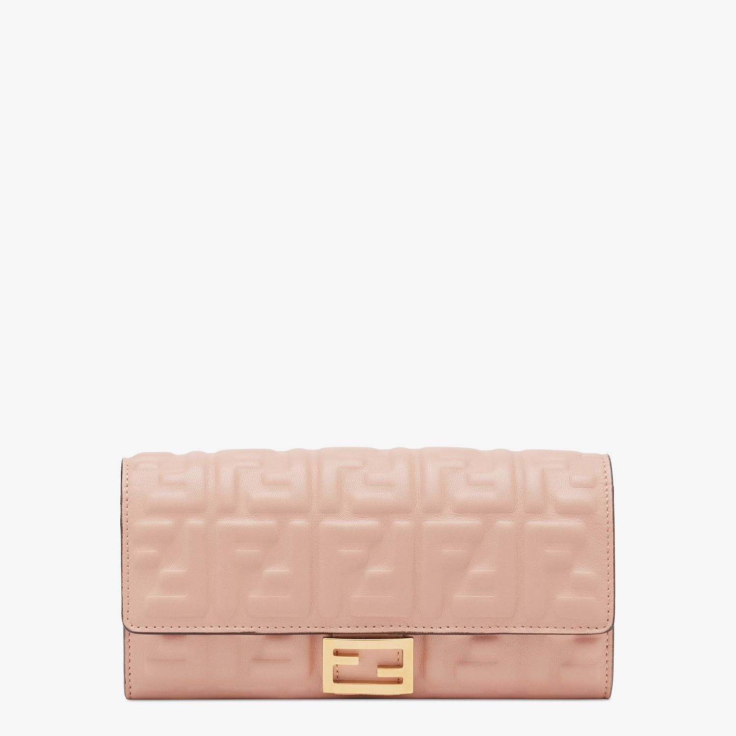 Pink nappa leather wallet - 1