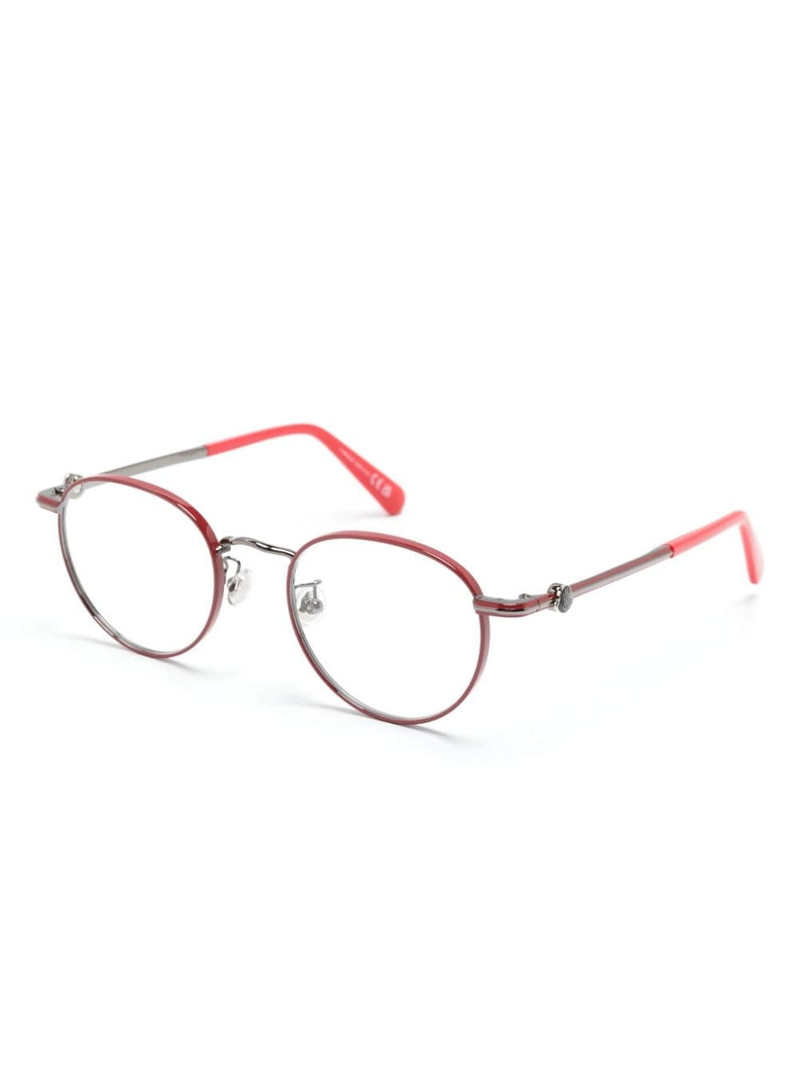 Moncler round-frame glasses outlook