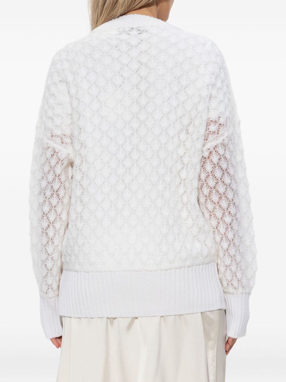 open-knit cardigan - 4