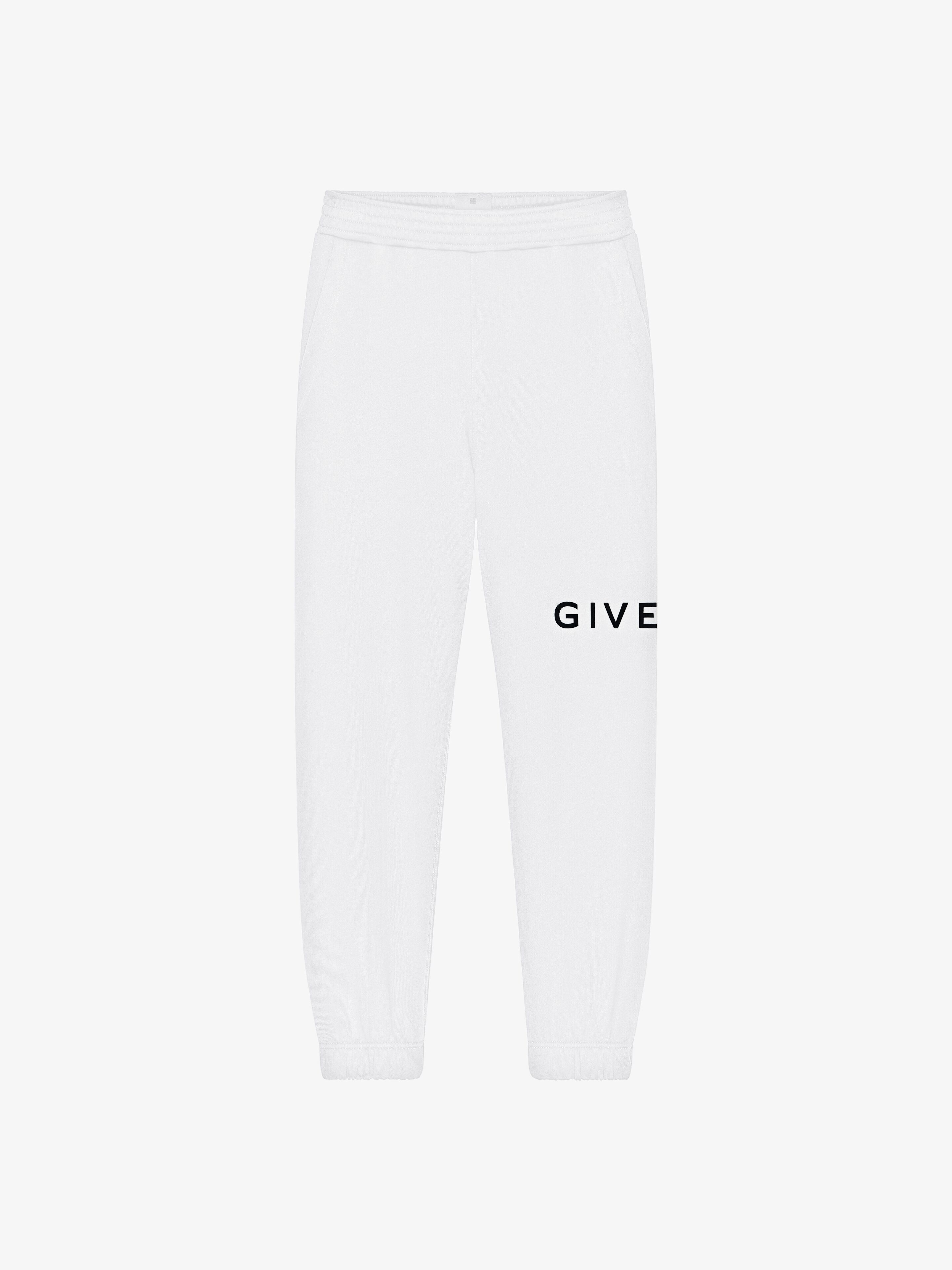 GIVENCHY ARCHETYPE SLIM FIT JOGGER PANTS IN FLEECE - 1