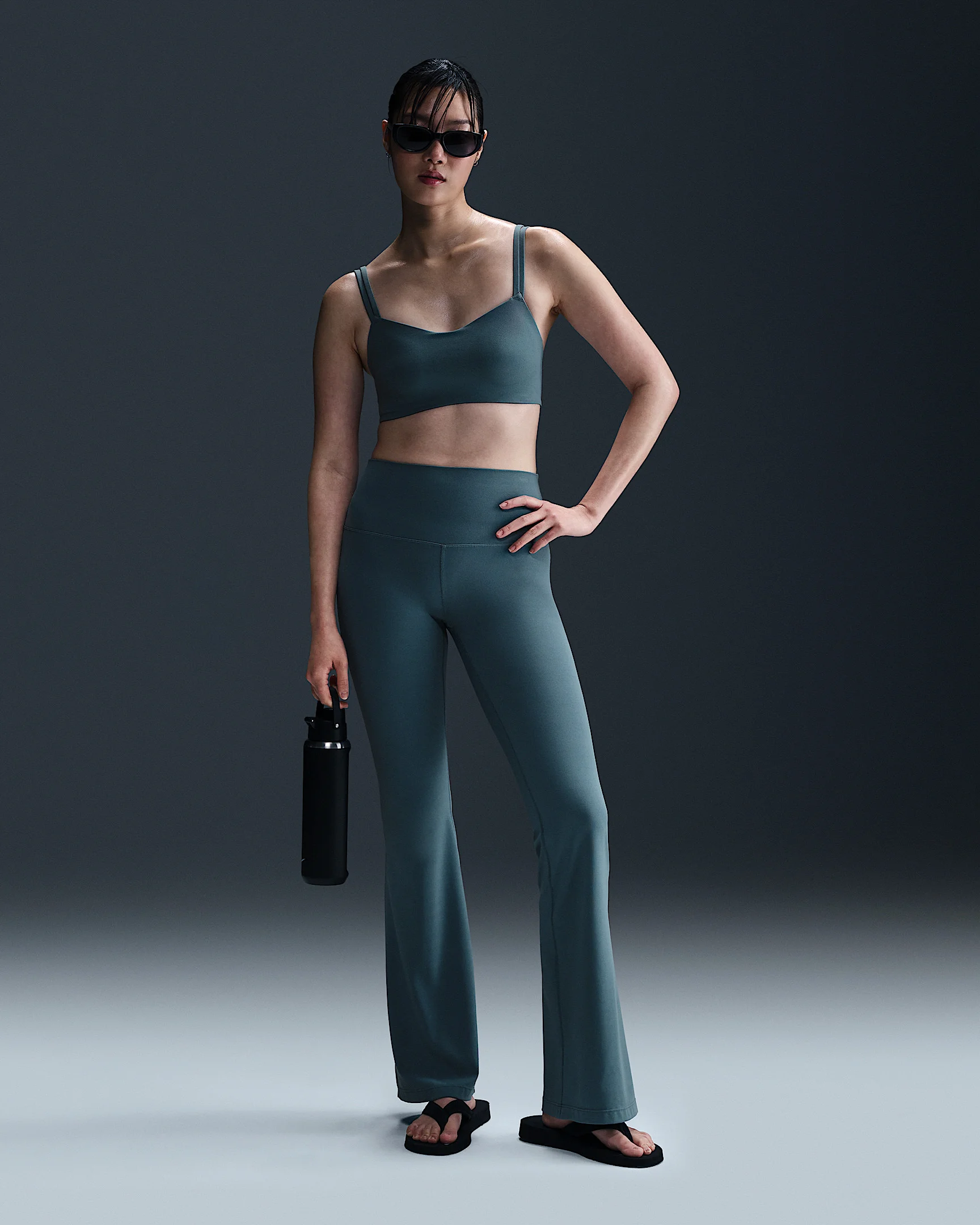 Nike Zenvy Women's High-Waisted Flared Leggings - 1