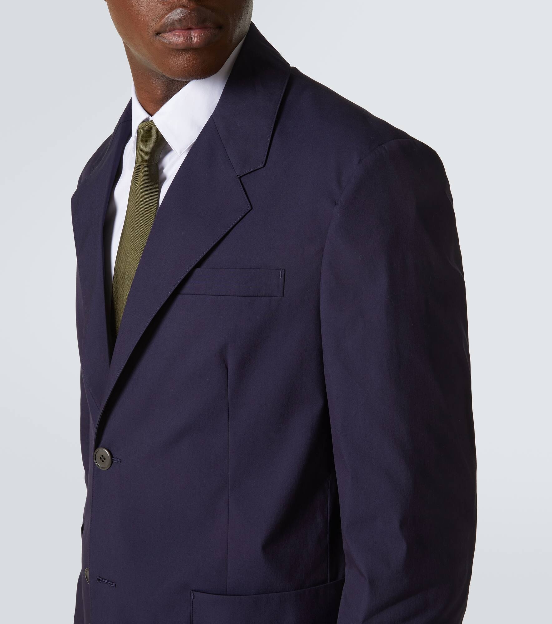 Cotton-blend poplin blouson - 5