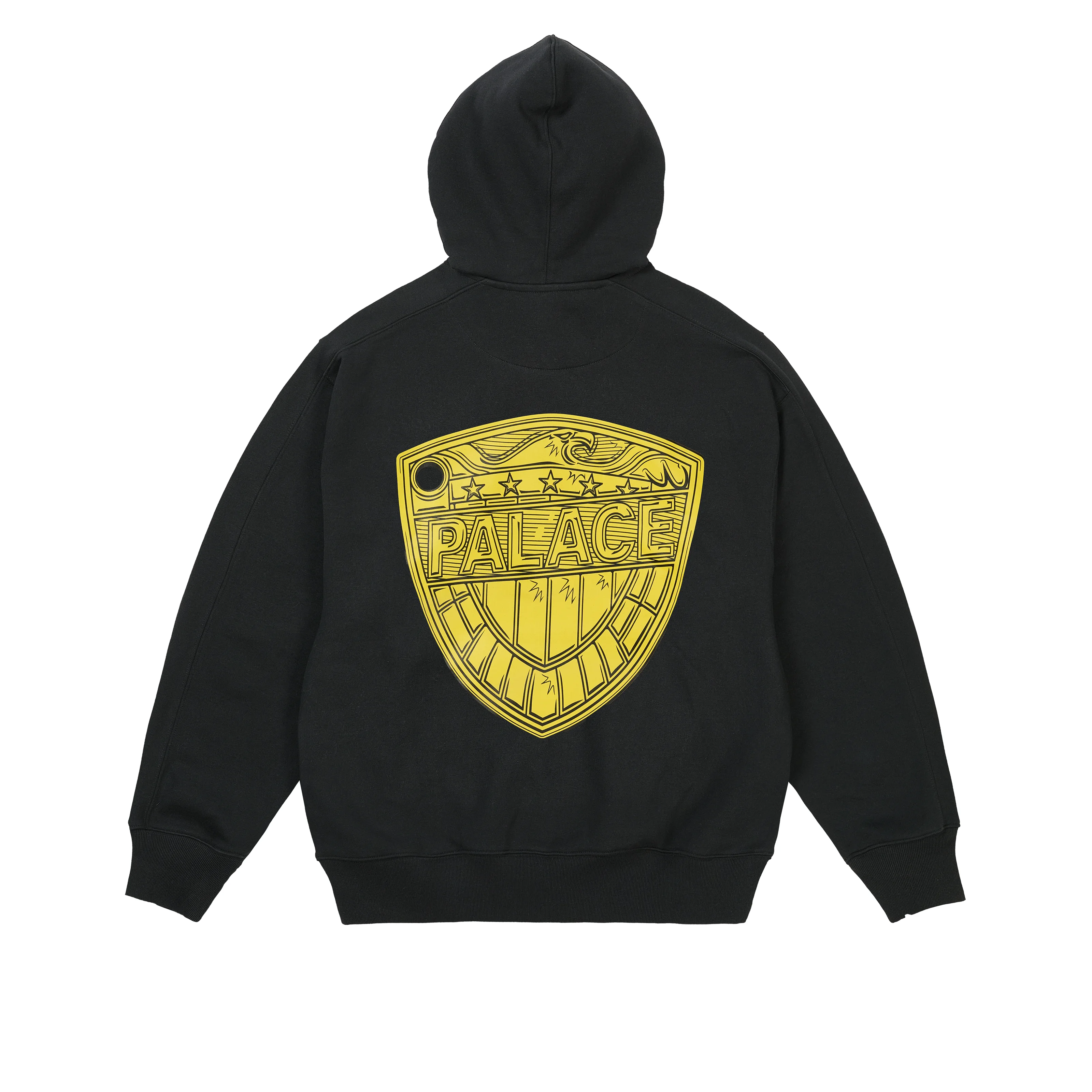 JUDGE DREDD SHIELD HOOD BLACK - 1