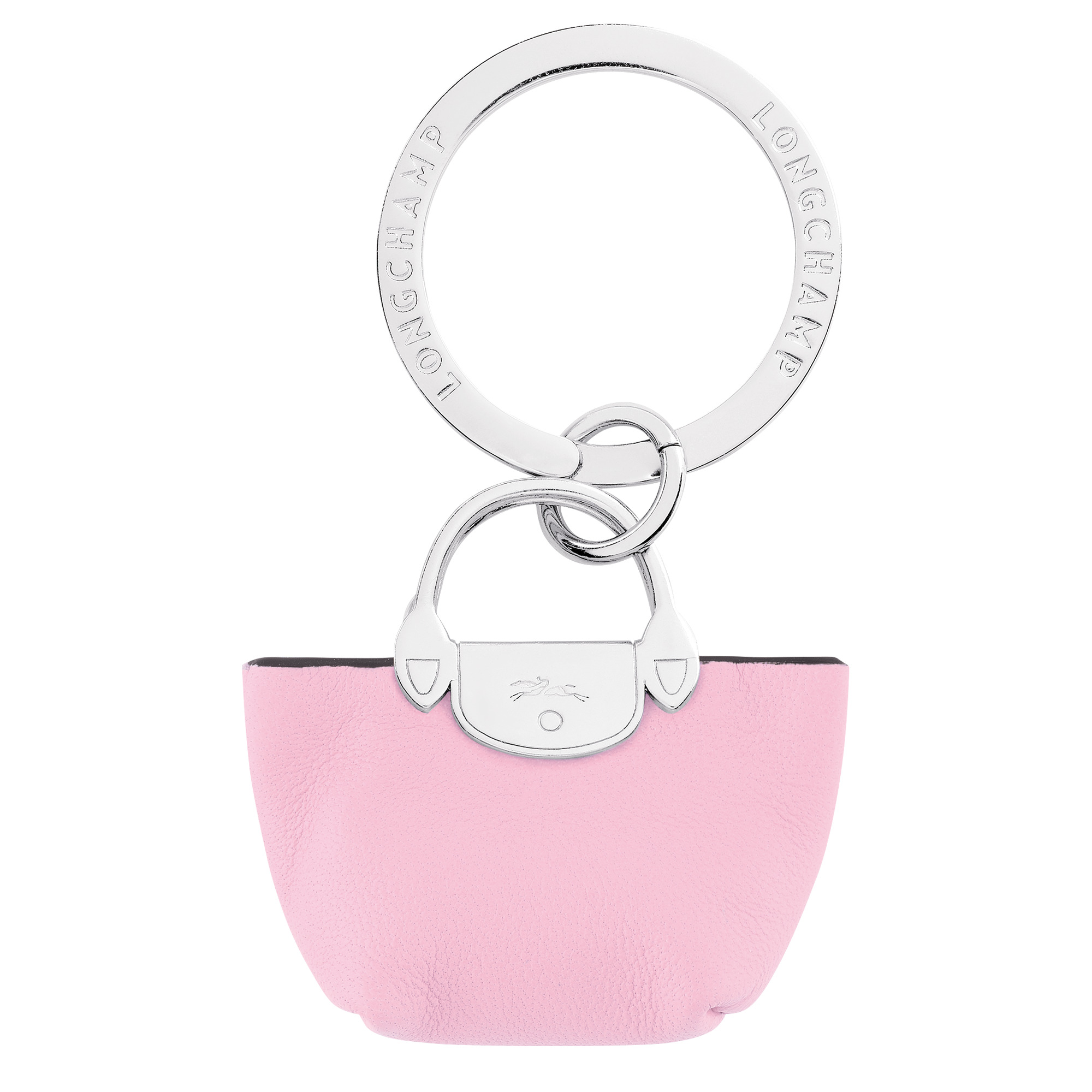 Le Pliage Cuir Key rings Pink - Leather - 1