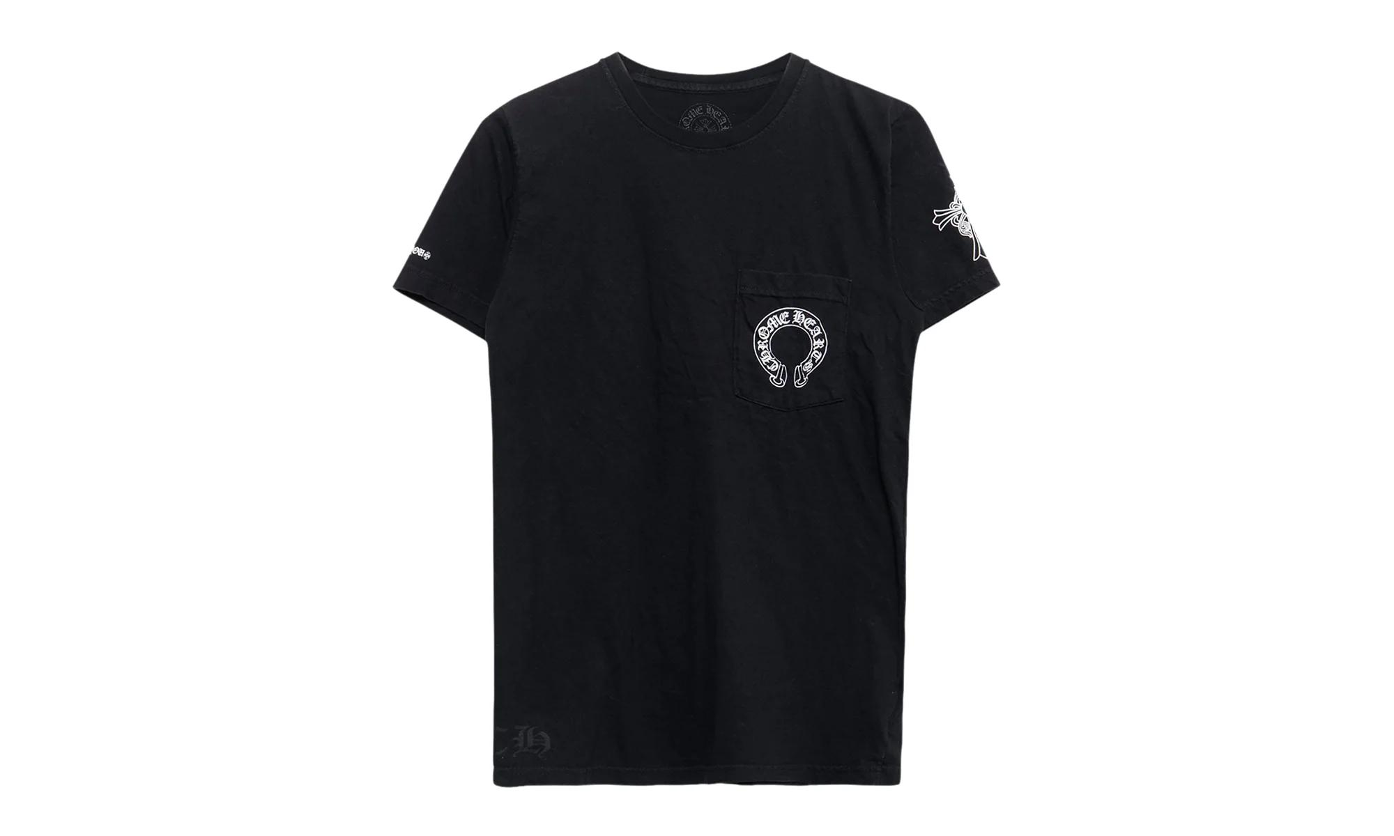 Horseshoe & Cross Back T-Shirt "Black" CHRM1441 - 1