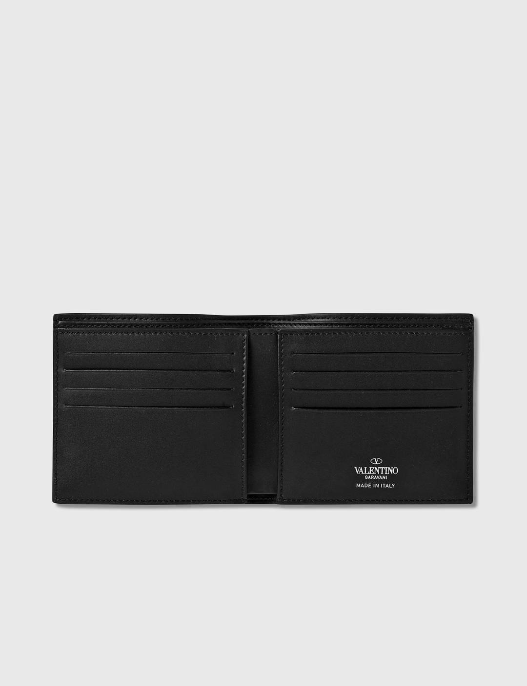 Valentino Garavani Double V Logo Billfold Wallet - 3